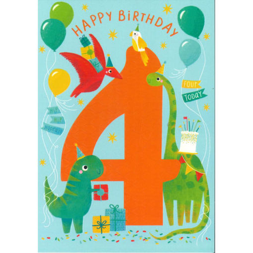 Picture of HAPPY BIRTHDAY 4 TODAY DINOSAURS